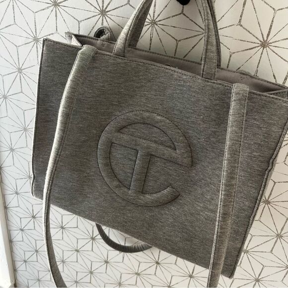 UGG x Telfar Medium Fleece Shopper Bag Gray - Picture 5 of 14